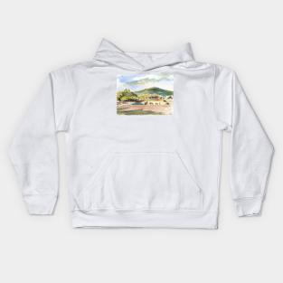 Campsite by African River Kids Hoodie